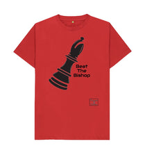 Red Mens Beat the Bishop T-shirt