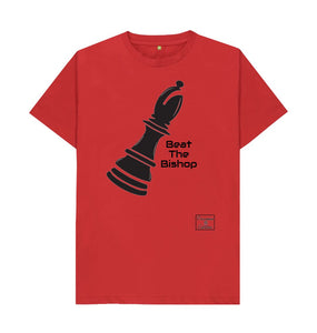 Red Mens Beat the Bishop T-shirt