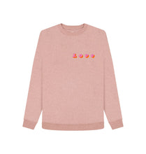 Sunset Pink Love Logo Sweatshirt