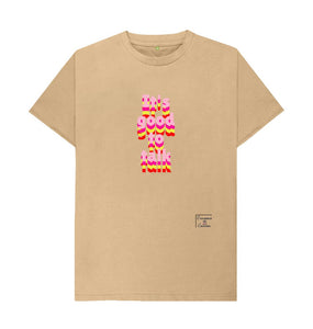 Sand It's good to talk men's t-shirt